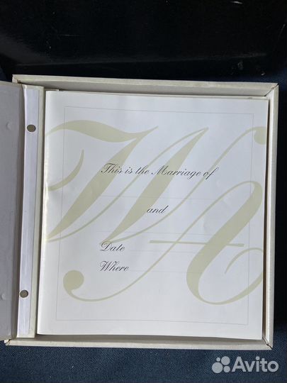 Свадебный фотоальбом 32х32 «магнитный» новый