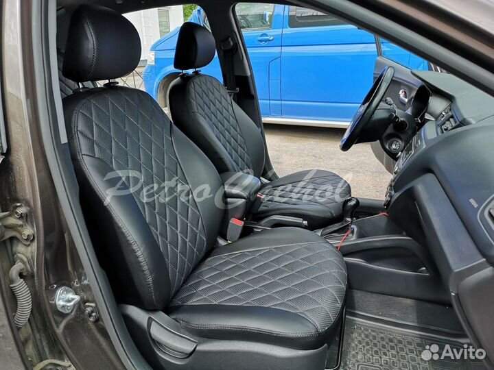 Чехлы на Киа Рио / Kia Rio 3 Ромб