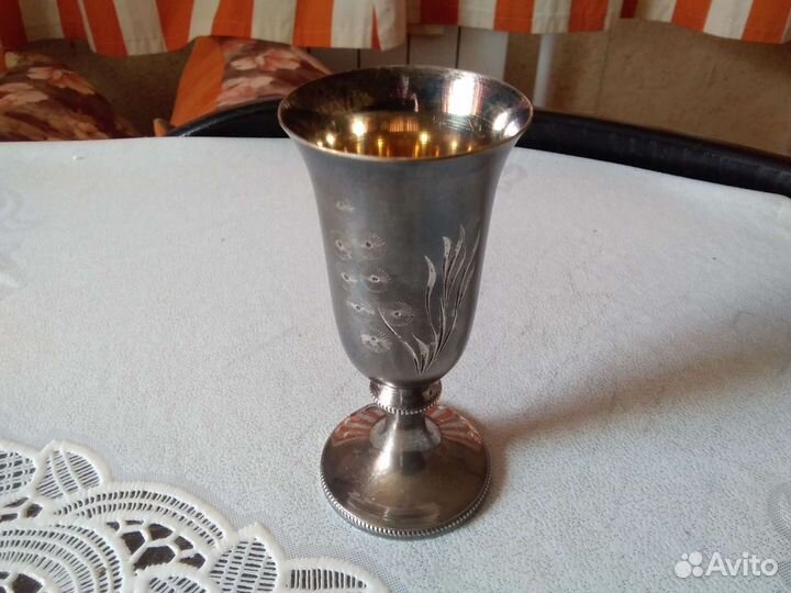 Рюмка серебряная