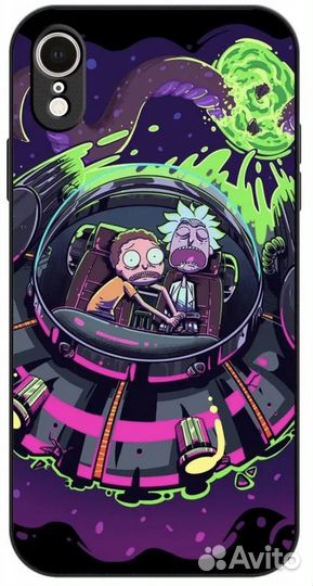 Силиконовый противоударный чехол на iPhone XR