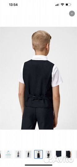 Жилетка школьная acoola 128 для мальчика новая