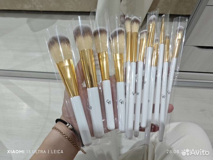 Новые кисти для макияжа 12шт