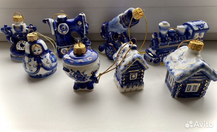 Елочные игрушки лефортовский фарфор