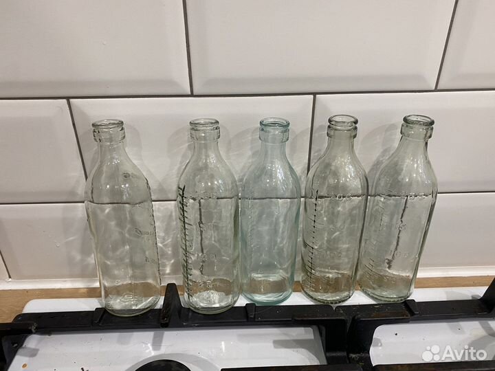 Детские бутылочки стеклянные СССР