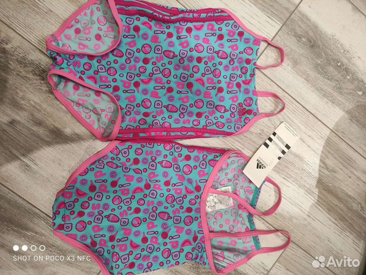 Купальник адидас для девочки новый