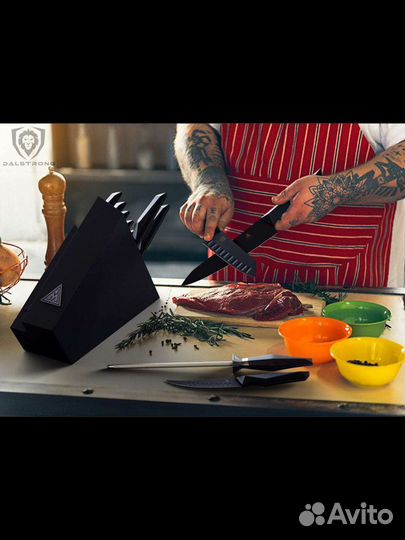 Набор кухонных ножей Dalstrong Shadow Black Series