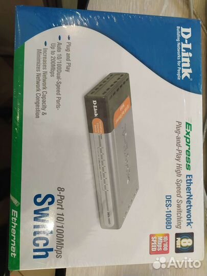 Коммутатор d-link des 1008d