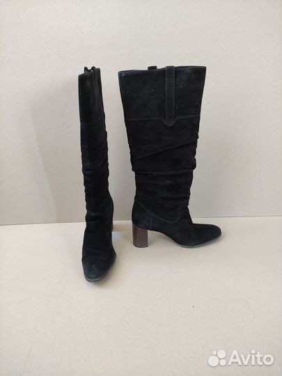 Сапоги зимние женские 37 р. натуральная замша