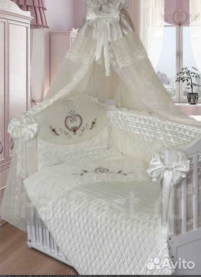 Комплект в кроватку золотой гусь эстель