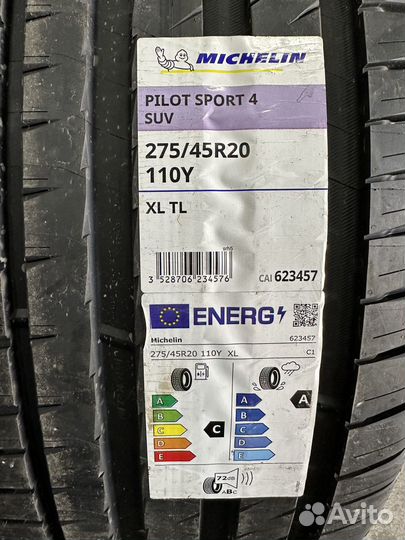 Michelin Pilot Sport 4 SUV 275/45 R20 110Y