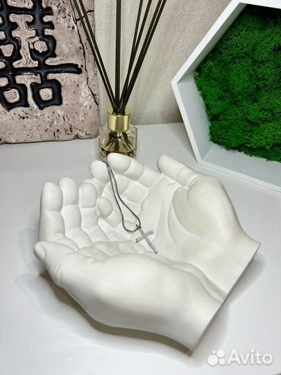 Подставка декоративная из гипса Руки