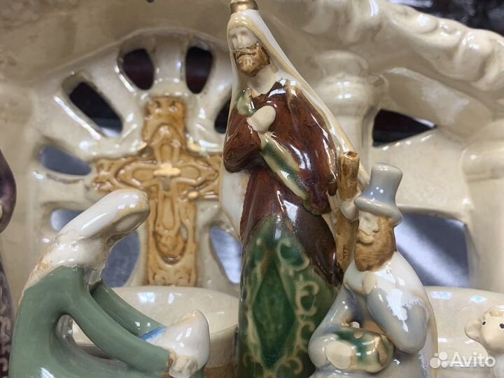 Статуэтка фарфор вертеп рождество. раритет