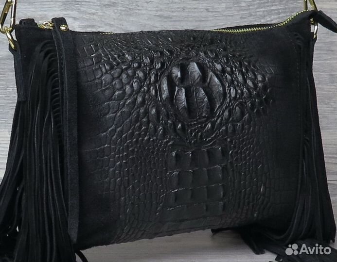 Сумка женская Италия замшевая Арт 26919