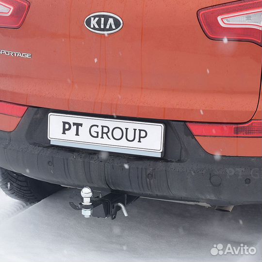 Фаркоп KIA Sportage 2010-2015 съемный квадрат