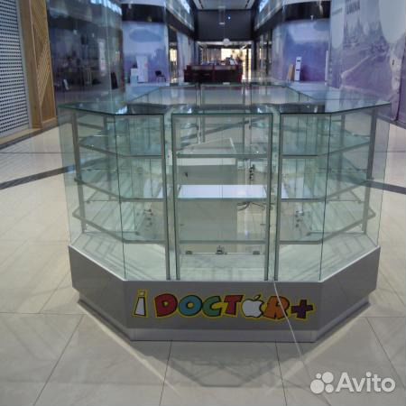 Торговый остров с подсветкой