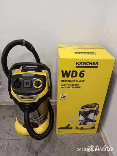 Пылесос хозяйственный Karcher WD 6 P S V-30/6/22/T
