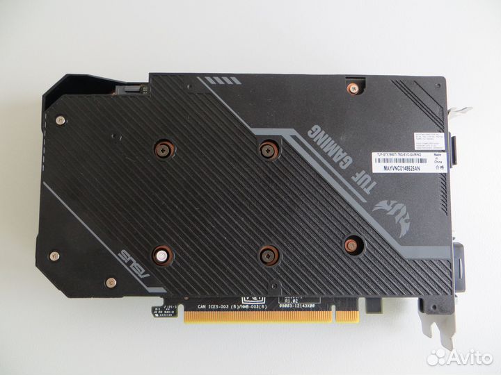 Видеокарта asus TUF Gaming GeForce GTX 1660 Ti 6G