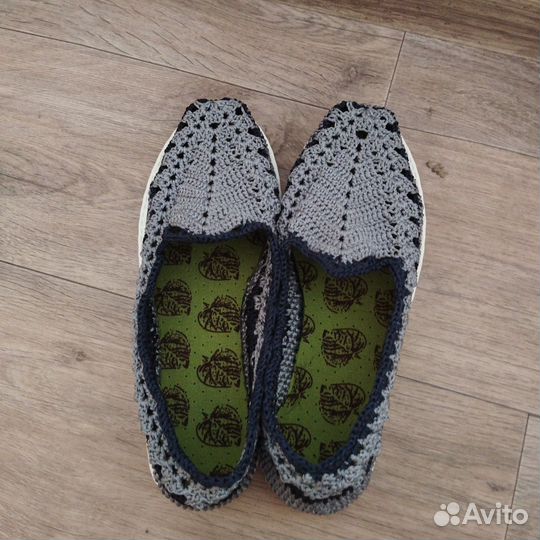Мокасины женские р. 38(ручная работа)