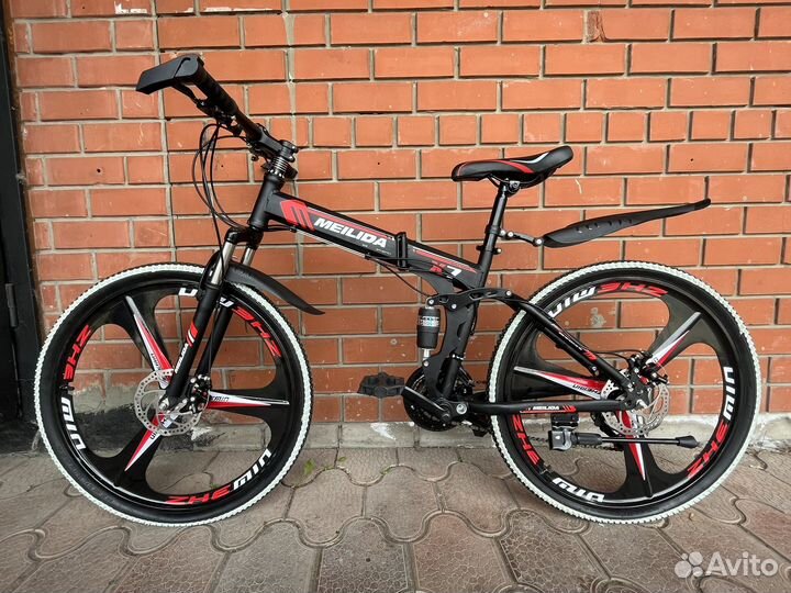 Велосипед новый складной на литых дисках