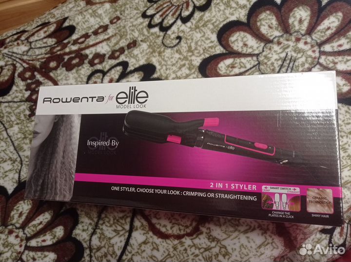 Выпрямитель 2 в 1 Roventa elite model look