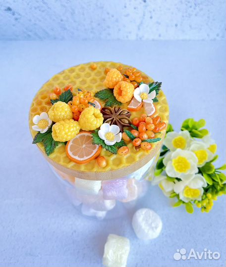 Банка с декором, вкусный декор