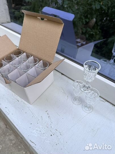 Рюмка миниатюрная. 20 мл, 12 штук