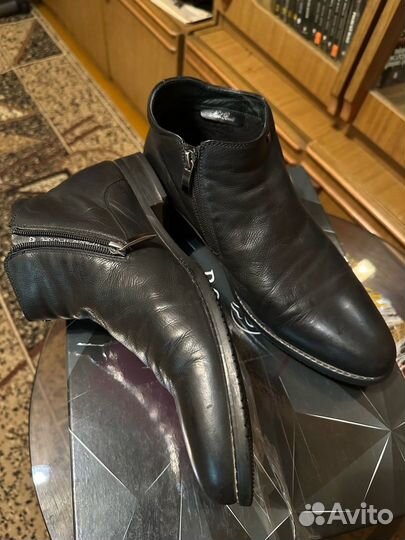 Димесезонные кожаные туфли