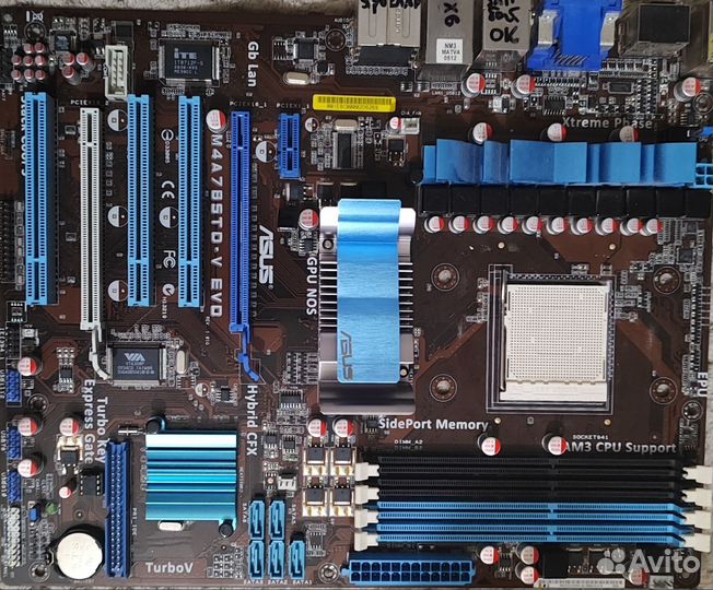 Материнская плата asus am3 ddr3 m4a785td-v evo