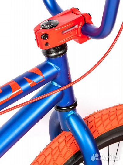 Велосипед трюковой bmx синий