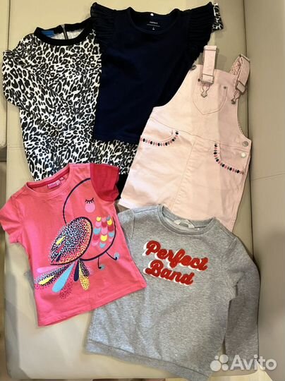 Одежда для девочки пакетом 104 110