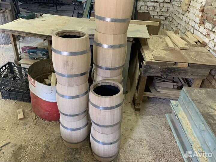 Бочонки и кадушки дубовые