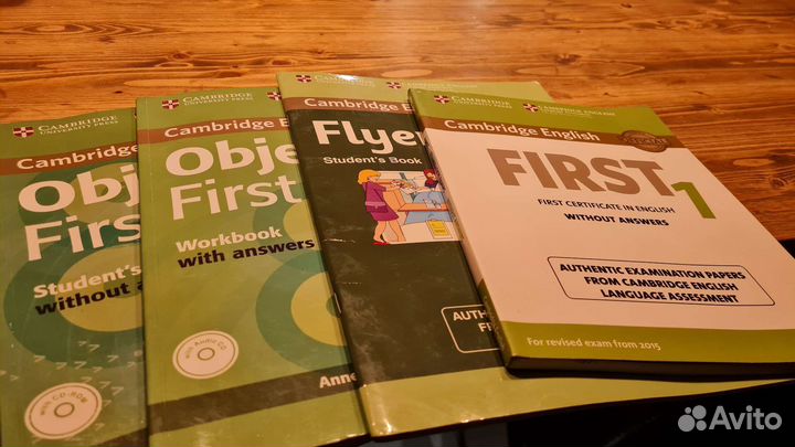 Учебники + рабочие тетради Cambridge English (4шт)