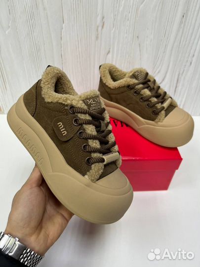 Кеды тёмный беж