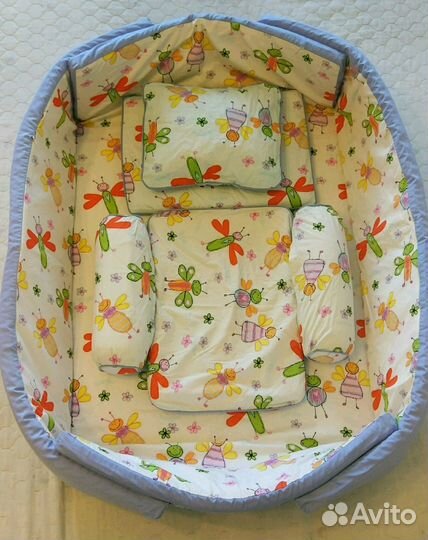 Кокон гнездо из латекса для новорожденных