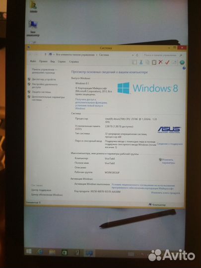 Win-планшет Asus VivoTab Note 8