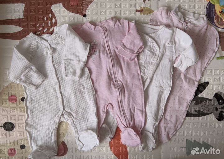 Большой пакет одежды 0-6 мес