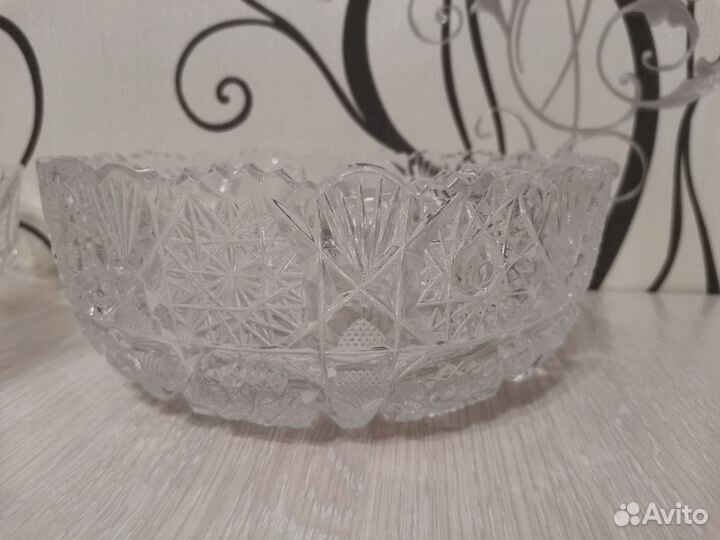 Хрустальные салатники СССР