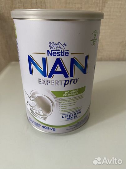 Смесь nan тройной комфорт