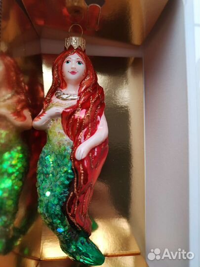 Ёлочная игрушка русалочка Ариэль