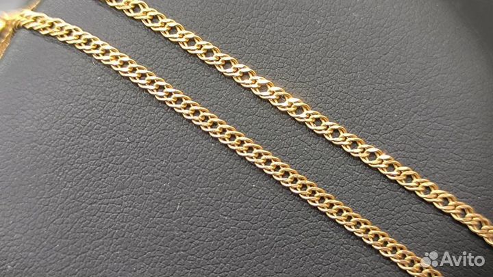 Золотая цепь 585 пробы массой 3 грамма (41 см)