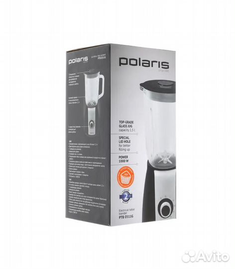 Стационарный блендер Polaris PTB 0511G, черный