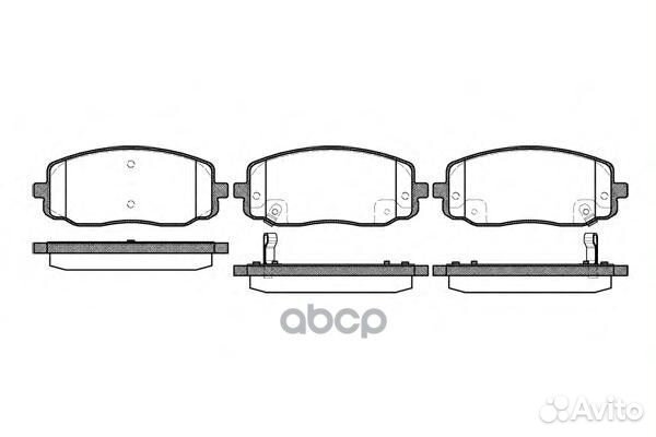 Колодки тормозные 113302 Remsa