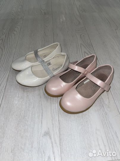 Туфли доя девочки 28 2 пары