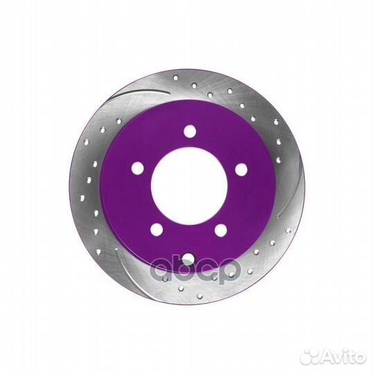 Диск тормозной перфорированный зад rn1432ds