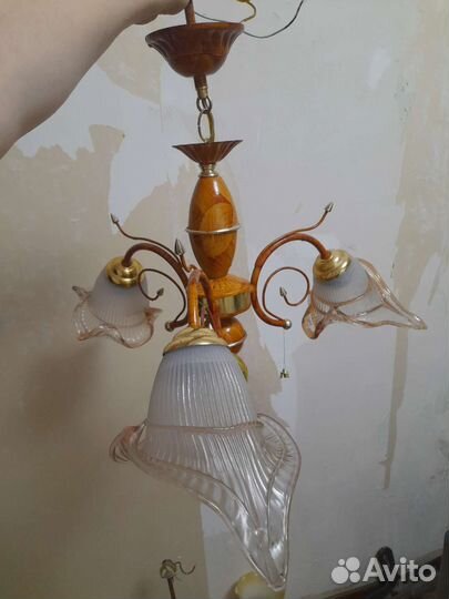 Люстра потолочная подвесная бу