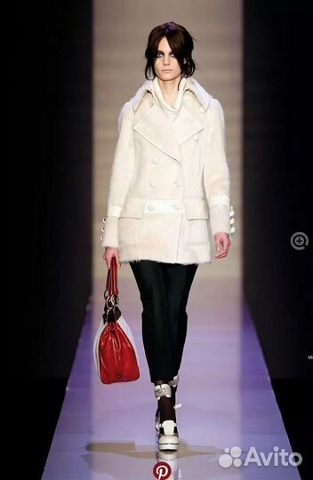 Barbara Bui Пальто Шерсть Кожа Ягненка Кофта