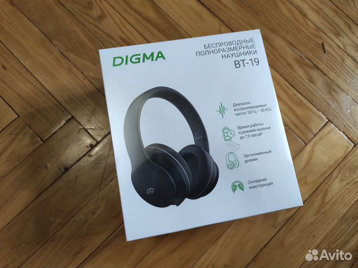 Беспроводные наушники Digma BT-19 ANC