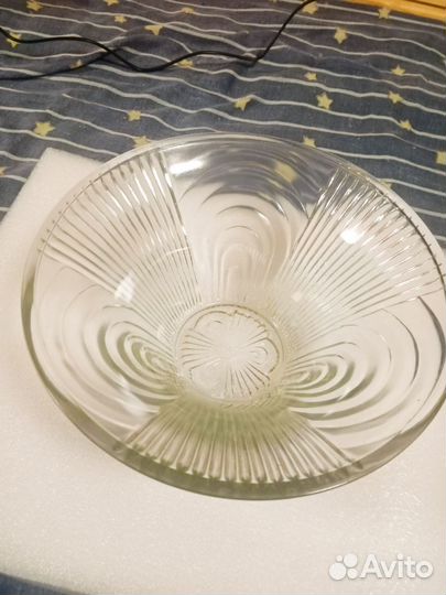 Конфетница СССР и салатница стеклянные