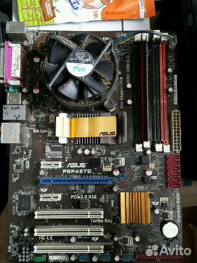 Материнки 775 с процессором кулером