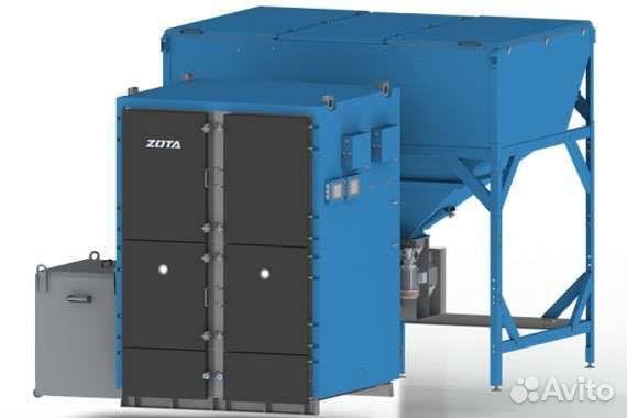 Котел твердотопливный автоматический Robot Maxima